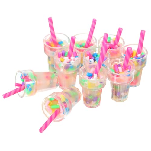 Abaodam 10 Stück Miniatur Milchtee Modelle Teiliges aus Resin für Puppenhäuser DIY Dekoration und Rollenspiele Realistische Details für Küche und Esszimmer Abaodam 10 Stück Miniatur Milchtee Modelle Teiliges aus Resin für Puppenhäuser DIY Dekoration und Rollenspiele Realistische Details für Küche und Esszimmer von Abaodam