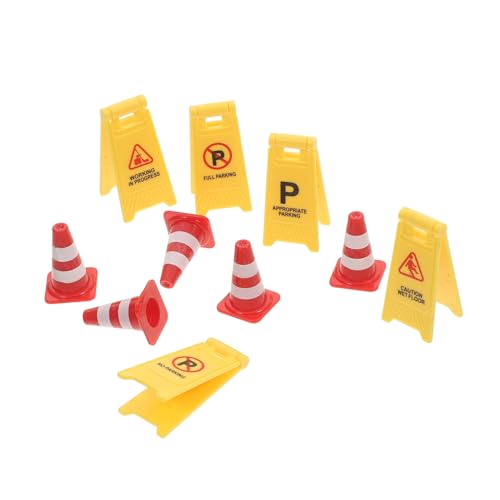 Abaodam 10 Stück Miniatur Verkehrsschilder Teilig für Pädagogisches für Frühes Lernen Material Kreative Straßenzeichen für DIY Baustellen Verkehrssicherheit Abaodam 10 Stück Miniatur Verkehrsschilder Teilig für Pädagogisches für Frühes Lernen Material Kreative Straßenzeichen für DIY Baustellen Verkehrssicherheit von Abaodam