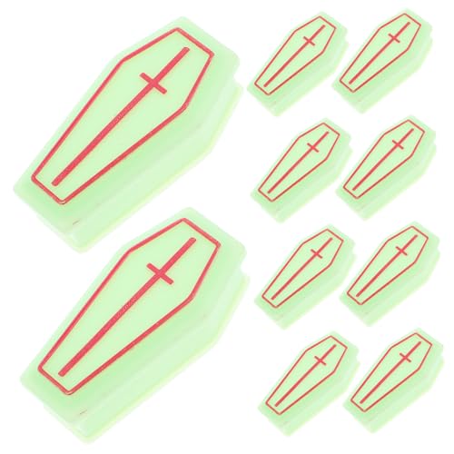 Abaodam 10 Stück Miniature Sargboxen Teilig Dekoration für Halloween und Streiche Kompakte und Tragbare Sargboxen für Partys und Aufbewahrung Kleiner Gegenstände von Abaodam