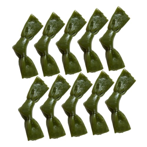Abaodam 10 Stück Modell Mit Seetangknoten Essen Künstlich Klein Vorgeben Lebensmitteldekor Gefälschtes Lebensmittelmodell Gefälschte Lebensmittelverzierung Green PVC Abaodam 10 Stück Modell Mit Seetangknoten Essen Künstlich Klein Vorgeben Lebensmitteldekor Gefälschtes Lebensmittelmodell Gefälschte Lebensmittelverzierung Green PVC von Abaodam