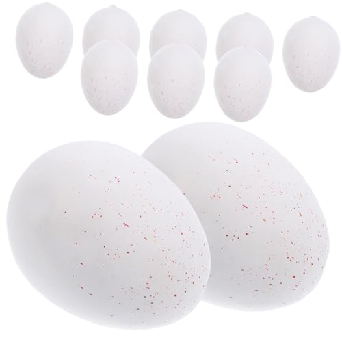 Abaodam 10 Stück Nachgeahmte Eier Eierringe Hersteller Bratpfannen Pfannkuchen Inkubator Eierhalter Fritteuse Eierpfanne Dekorbehälter Ei Wilderer Schraffur Spender Wachteleier Schaum Abaodam 10 Stück Nachgeahmte Eier Eierringe Hersteller Bratpfannen Pfannkuchen Inkubator Eierhalter Fritteuse Eierpfanne Dekorbehälter Ei Wilderer Schraffur Spender Wachteleier Schaum von Abaodam