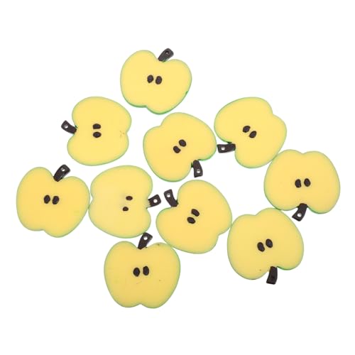 Abaodam 10 Stück Obst-Modell Deko Kunstobst Aus Der Küche Künstliches Simulationsfrucht Winzige Falsche Äpfel Simulierter Apfel Künstliches Obst Zur Auslage Obstmodell Beige PVC von Abaodam