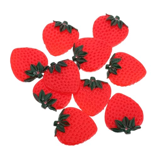 Abaodam 10 Stück Obst-Modell Künstliche Fruchtdekoration Falsches Obstdekor Pflanzliches Simulationsfrucht Erdbeerscheiben Falsches Erdbeerdekor Simuliertes Obst Obstmodell Rot PVC Abaodam 10 Stück Obst-Modell Künstliche Fruchtdekoration Falsches Obstdekor Pflanzliches Simulationsfrucht Erdbeerscheiben Falsches Erdbeerdekor Simuliertes Obst Obstmodell Rot PVC von Abaodam