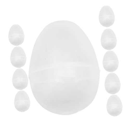 Abaodam 10 Stück Ostereier Osterparty Bevorzugt Lieferungen Ostereihalter Süßigkeiten-boxen Zu Ostern Osterkorbfüller Gastgeschenke Für Ostern Befüllbares Ei Plastik Transparent Abaodam 10 Stück Ostereier Osterparty Bevorzugt Lieferungen Ostereihalter Süßigkeiten-boxen Zu Ostern Osterkorbfüller Gastgeschenke Für Ostern Befüllbares Ei Plastik Transparent von Abaodam