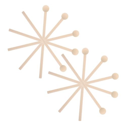 Abaodam 10 Stück Percussion Sticks DIY Lutscher Drumsticks für Xylophon-Glocken und Glockenspiel, lustige Musik zur Verbesserung von Rhythmus und Kreativität von Abaodam