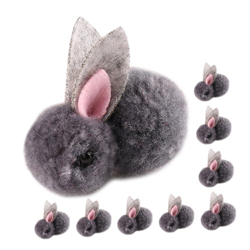 Abaodam Osterhasen-Spielzeug-Set 10-teilig Plüsch-mini-Puppen Spielzeug Für Jungen Und Mädchen Basteldekor von Abaodam