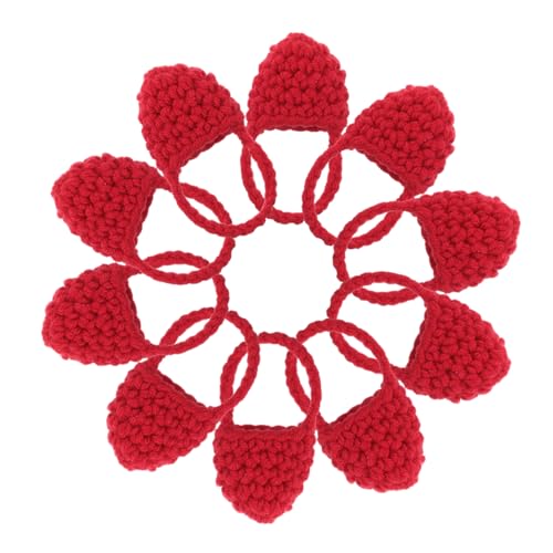 Abaodam 10 Stück Puppenhandtaschen Miniatur-häkel-Einkaufstasche Strickpuppentasche Handgefertigt Gestrickt Süß Für Sammler Abaodam 10 Stück Puppenhandtaschen Miniatur-häkel-Einkaufstasche Strickpuppentasche Handgefertigt Gestrickt Süß Für Sammler von Abaodam