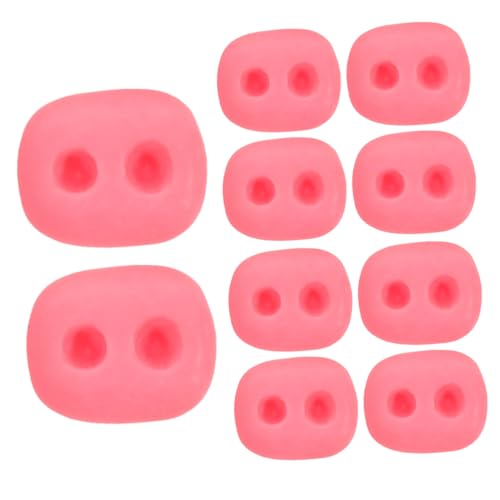 Abaodam 10stücke Teiliges Set Pig Nose Zubehör Für Junge Mädchen Plüsch Spielzeug Bastelbedarf Lebensechte Schweinenasen Für Interaktive Puppen Und Kreative Projekte von Abaodam