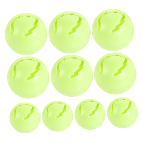 Abaodam 10 Stück Rasseln Babyspielzeug für Babys Haustierspielzeug Tierpuppen Geräuscheffekt Puppen Zubehör DIY Geräuschspielzeug für Haustiere o Ball Rasselpapier Plastik von Abaodam