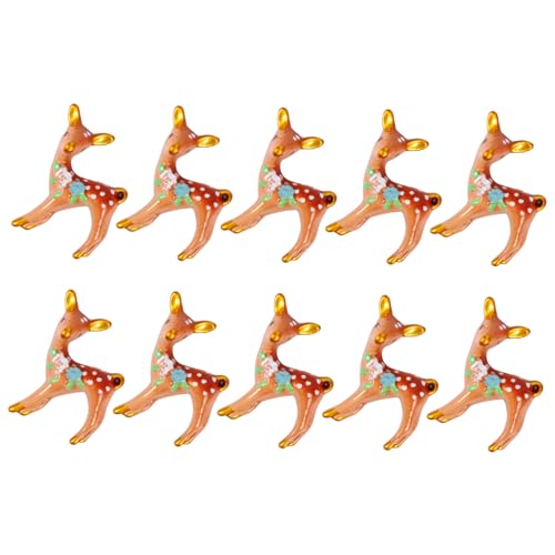 Abaodam 10 Stück Sikahirsch Dekoration für kinderspielzeug Mini-Ornamente für kleine Bäume Miniaturfiguren REH deko Weihnachten Weihnachtsdekorationen Bonsai Ornament Harz Abaodam 10 Stück Sikahirsch Dekoration für kinderspielzeug Mini-Ornamente für kleine Bäume Miniaturfiguren REH deko Weihnachten Weihnachtsdekorationen Bonsai Ornament Harz von Abaodam