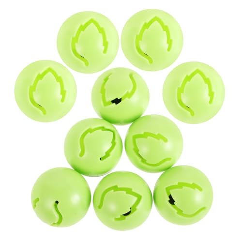 Abaodam 10 Stück Spielzeugglocke Babyspielzeug für Babys Pädagogisches DIY Zubehör Bauteile Rasselkugeln für Babys o Ball Rasseln Plastik von Abaodam