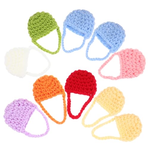 Abaodam 10 Stück Strickende Umhängetasche Für Puppe Puppenhaus-stricktaschen Mini-häkeltasche Miniaturpuppenhausdekoration Gestrickte Tasche Für Puppenhaus Garn Abaodam 10 Stück Strickende Umhängetasche Für Puppe Puppenhaus-stricktaschen Mini-häkeltasche Miniaturpuppenhausdekoration Gestrickte Tasche Für Puppenhaus Garn von Abaodam