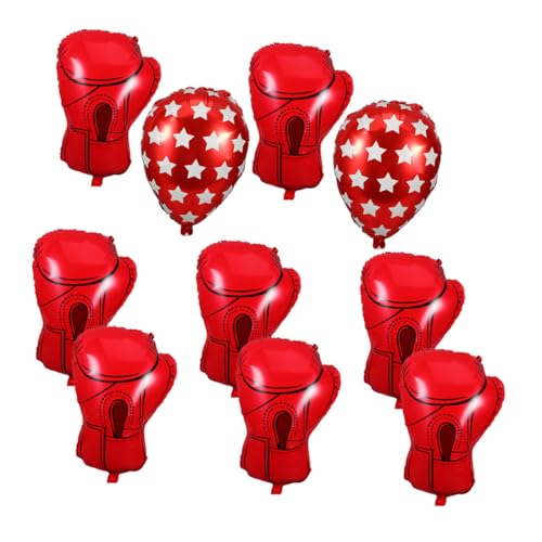 Abaodam 10 Stück Teiliges Aufblasbare Boxhandschuh-folienballons Sportliches Partydekor mit Boxhandschuh-motiv Einfach Aufzublasen für Box-fans und Wrestling-geburtstagsfeiern Abaodam 10 Stück Teiliges Aufblasbare Boxhandschuh-folienballons Sportliches Partydekor mit Boxhandschuh-motiv Einfach Aufzublasen für Box-fans und Wrestling-geburtstagsfeiern von Abaodam