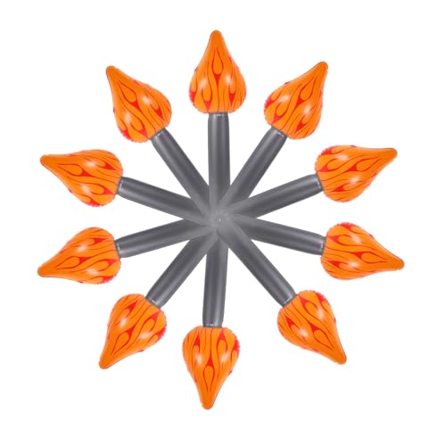 Abaodam 10 Stück Teiliges Aufblasbare für Realistische für Halloween Cosplay und Sportwettbewerbe Leicht und Tragbar für Partys und Aufführungen von Abaodam