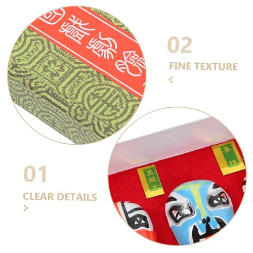 Abaodam 10 Stück Teiliges Handgefertigte Peking oper masken Miniatur tonfiguren Traditionelle Chinesische Dekoration Detailreich Bemalt für Sammler und Kulturelle Kunstliebhaber Abaodam 10 Stück Teiliges Handgefertigte Peking oper masken Miniatur tonfiguren Traditionelle Chinesische Dekoration Detailreich Bemalt für Sammler und Kulturelle Kunstliebhaber von Abaodam