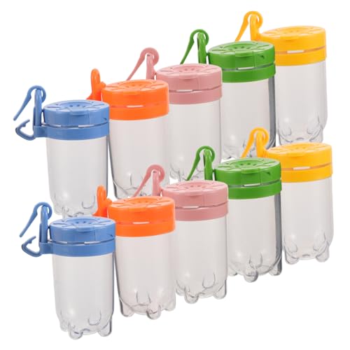 Abaodam 10 Stück Teiliges Insekten Beobachtungsset mit Klappdeckel Transparente Kunststoff Insektenbox für Sicherer Insektenfänger Tragbarer Käfig zur Naturerkundung und Wissenschaftlichen von Abaodam