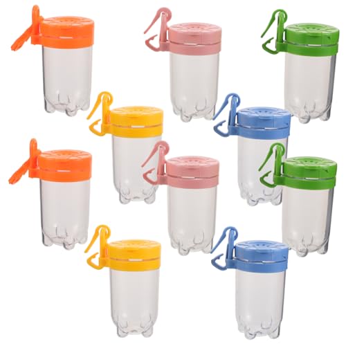 Abaodam 10 Stück Teiliges Insekten-beobachtungsset für Transparente Kunststoff-insektenbox mit Klappbarem Deckel und Aufhängeöse Sicherer Sammelbehälter für Naturerkundung und Abaodam 10 Stück Teiliges Insekten-beobachtungsset für Transparente Kunststoff-insektenbox mit Klappbarem Deckel und Aufhängeöse Sicherer Sammelbehälter für Naturerkundung und von Abaodam