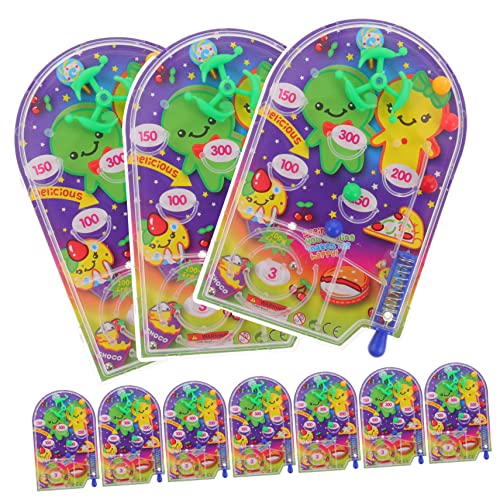Abaodam 10 Stück Teiliges Junge Mädchen Pinball Interaktives Tischspiel für Kreatives und Lernspielzeug Fördert Kognitive Fähigkeiten und Hand Augen Koordination für Spielzimmer und von Abaodam