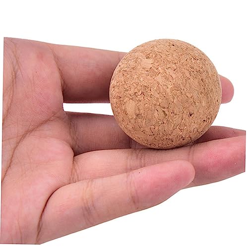 Abaodam 10 Stück Teiliges Kork Holz Tischfußballbälle Ersatzkugeln für Standard Tischkicker Spiel Geeignet für Indoor Fußballspiele von Abaodam