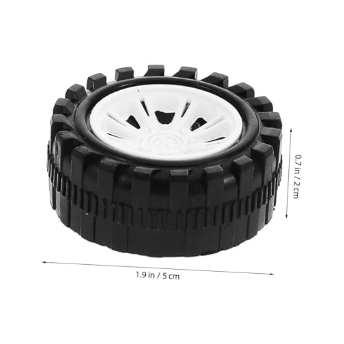 Abaodam 10 Stück Teiliges Kunststoff Spielzeugräder mit Langlebig und Wiederverwendbar Vielseitig für Rc Auto Modelle DIY Bastelprojekte und Ersatzreifen für Kleine Spielzeugautos Abaodam 10 Stück Teiliges Kunststoff Spielzeugräder mit Langlebig und Wiederverwendbar Vielseitig für Rc Auto Modelle DIY Bastelprojekte und Ersatzreifen für Kleine Spielzeugautos von Abaodam