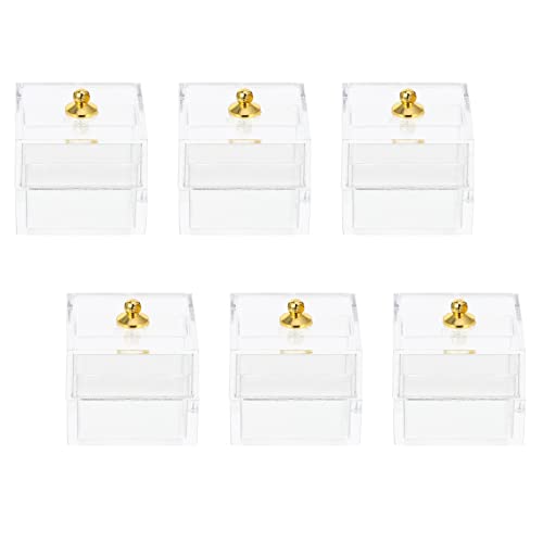 Abaodam 10 Stück Teiliges Mini Kunststoff Display Box für Puppenhaus Zubehör Transparente Aufbewahrungsbox für Süßigkeiten DIY Dekoration für Modelle und Mini Szenen Abaodam 10 Stück Teiliges Mini Kunststoff Display Box für Puppenhaus Zubehör Transparente Aufbewahrungsbox für Süßigkeiten DIY Dekoration für Modelle und Mini Szenen von Abaodam