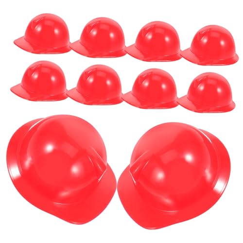 Abaodam 10 Stück Teiliges Mini Spielzeughelm Realistische Puppen Kopfschutz Minihelme in Auffälligem Rot Vielseitig als Dekoration und Sicherheitshut für Puppen und Spielräume Abaodam 10 Stück Teiliges Mini Spielzeughelm Realistische Puppen Kopfschutz Minihelme in Auffälligem Rot Vielseitig als Dekoration und Sicherheitshut für Puppen und Spielräume von Abaodam