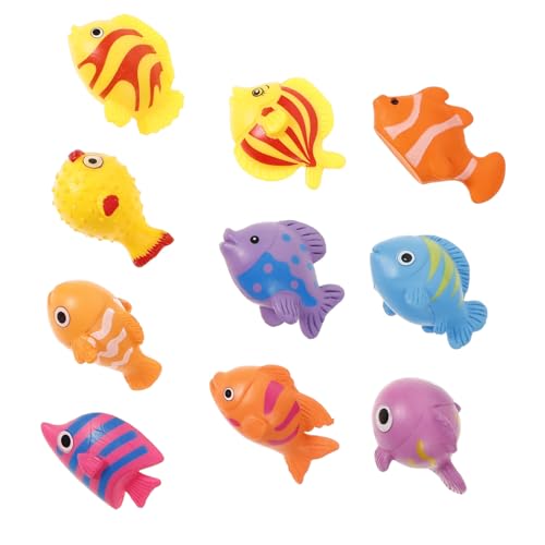 Abaodam 10 Stück Teiliges Miniatur Fische Figuren aus Kunststoff Bunte Dekoration für Aquarien Fischteiche und Mikro Landschaften Realistische Meereslebewesen für Kreative Deko Abaodam 10 Stück Teiliges Miniatur Fische Figuren aus Kunststoff Bunte Dekoration für Aquarien Fischteiche und Mikro Landschaften Realistische Meereslebewesen für Kreative Deko von Abaodam