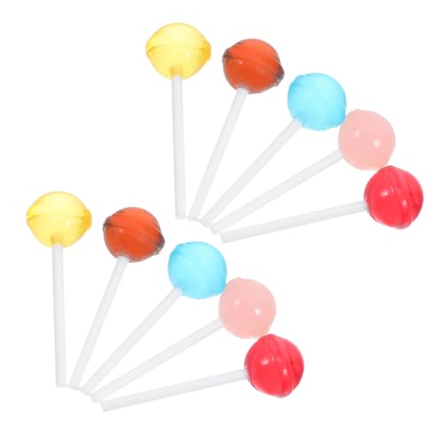 Abaodam 10 Stück Teiliges Puppenhaus Miniatur Lutscher Lebendige Farben Glatte Oberfläche Realistische Modelle für Puppenzubehör Dekorative Mini spielküche und Rollenspiele Abaodam 10 Stück Teiliges Puppenhaus Miniatur Lutscher Lebendige Farben Glatte Oberfläche Realistische Modelle für Puppenzubehör Dekorative Mini spielküche und Rollenspiele von Abaodam