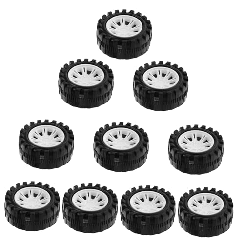 Abaodam 10 Stück Teiliges Rc Auto Reifen mit Robuste DIY Ersatzräder für Modellautos Bastelräder für Ferngesteuerte Fahrzeuge Vielseitig Einsetzbar Abaodam 10 Stück Teiliges Rc Auto Reifen mit Robuste DIY Ersatzräder für Modellautos Bastelräder für Ferngesteuerte Fahrzeuge Vielseitig Einsetzbar von Abaodam