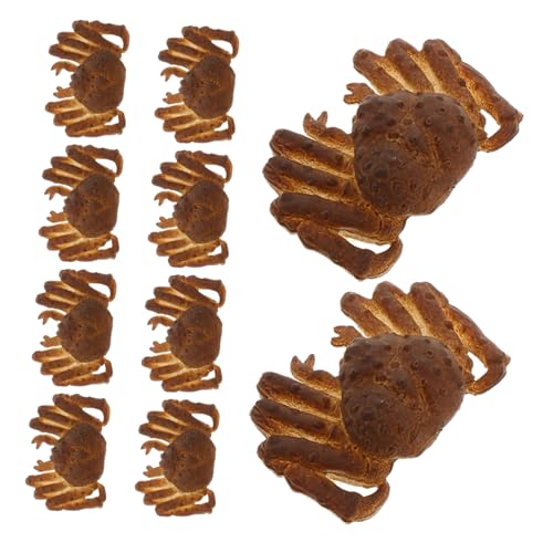 Abaodam 10 Stück Teiliges Realistisches Krabbenmodell aus Detailgetreues Dekoobjekt für Küche und Aquarium Pädagogisches Meeresfrüchte Lernspielzeug als Foto Requisite und Tischdekoration Abaodam 10 Stück Teiliges Realistisches Krabbenmodell aus Detailgetreues Dekoobjekt für Küche und Aquarium Pädagogisches Meeresfrüchte Lernspielzeug als Foto Requisite und Tischdekoration von Abaodam