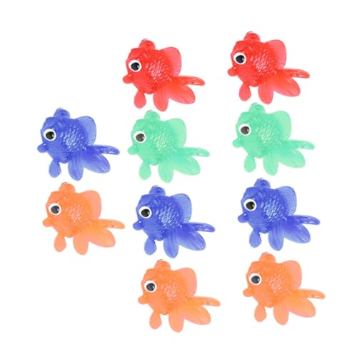 Abaodam 10 Stück Teiliges Schwimmende Realistische Goldfisch Spielzeuge aus Weichem TPR Bunte Aquarium Ornamente zur Dekoration und Pädagogischem Spiel für Fischbecken und Kinderpartys Abaodam 10 Stück Teiliges Schwimmende Realistische Goldfisch Spielzeuge aus Weichem TPR Bunte Aquarium Ornamente zur Dekoration und Pädagogischem Spiel für Fischbecken und Kinderpartys von Abaodam