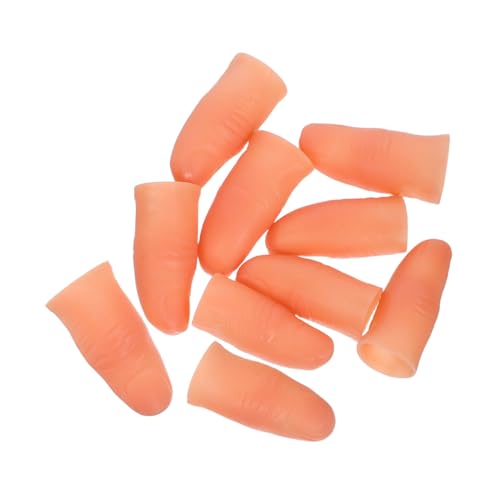 Abaodam 10 Stück Teiliges Set Magische Kunststoff Fingerattrappen mit Realistischen Nägeln Flexible Naturgetreue Zaubertrick Requisiten für Bühnenauftritte Partys und Nageldesign Übung Abaodam 10 Stück Teiliges Set Magische Kunststoff Fingerattrappen mit Realistischen Nägeln Flexible Naturgetreue Zaubertrick Requisiten für Bühnenauftritte Partys und Nageldesign Übung von Abaodam