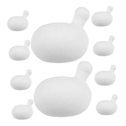 Abaodam 10 Stück Teiliges Squeeze Doll Insert Bubble aus Stabilem Gummimaterial Elastische DIY Blasen Einlagen für Druckentlastungsspielzeug Leichtes Tragbares Puppenzubehör für von Abaodam