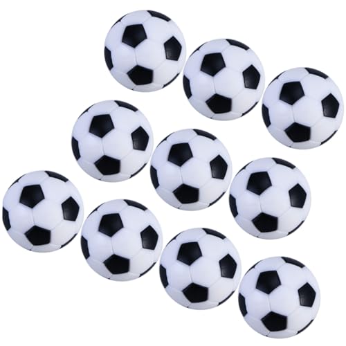 Abaodam 10 Stück Teiliges Tischfußball Bälle Ersatzkugeln für Tischkicker Durchmesser Langlebige Kunststoff Fußball Accessoires für und Wettkampfspiele von Abaodam