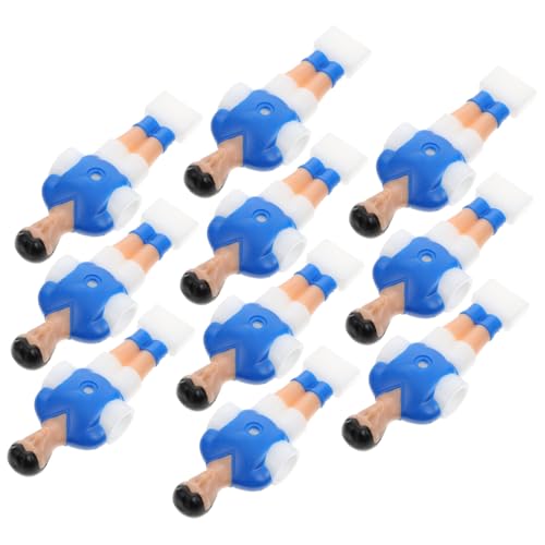 Abaodam 10 Stück Teiliges Tischfußball Spieler Ersatzteile aus Robustem Kunststoff Bunte Foosball Figuren für Flexible Bewegung Langlebig und Verschleißfest für Kickertische von Abaodam