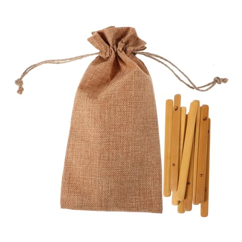 Abaodam 10 Stück Yijing Bamboo Stick Wahrsagespielzeug Wahrsagestäbe Vermögen Klebt Chinesische Glücksstäbchen Bambus Abaodam 10 Stück Yijing Bamboo Stick Wahrsagespielzeug Wahrsagestäbe Vermögen Klebt Chinesische Glücksstäbchen Bambus von Abaodam