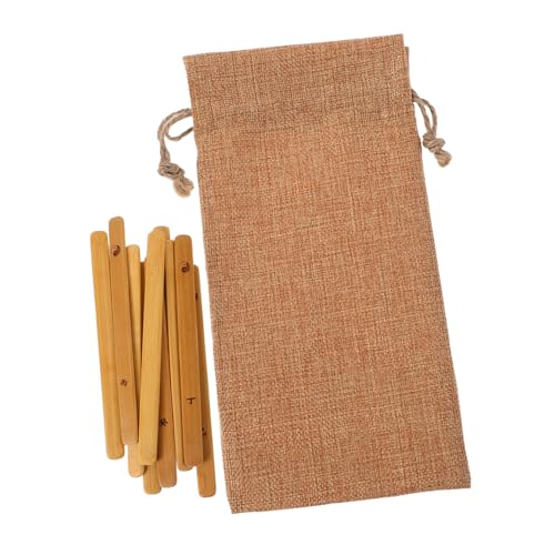 Abaodam 10 Stück Yijing Bamboo Stick Wahrsagestäbe Chinesische Glücksstäbchen Vermögen Klebt Wahrsagespielzeug Bambus Abaodam 10 Stück Yijing Bamboo Stick Wahrsagestäbe Chinesische Glücksstäbchen Vermögen Klebt Wahrsagespielzeug Bambus von Abaodam