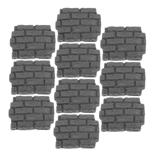 Abaodam 10 Stück Ziegelmoos-Ornamente Dekorationen winzige Ziegel sandtisch DIY zubehör klein puppenhaus-zubehör Puppenhaus Zubehör gefälschter Ziegelstein Miniatur-Bastelbedarf Harz Grey Abaodam 10 Stück Ziegelmoos-Ornamente Dekorationen winzige Ziegel sandtisch DIY zubehör klein puppenhaus-zubehör Puppenhaus Zubehör gefälschter Ziegelstein Miniatur-Bastelbedarf Harz Grey von Abaodam