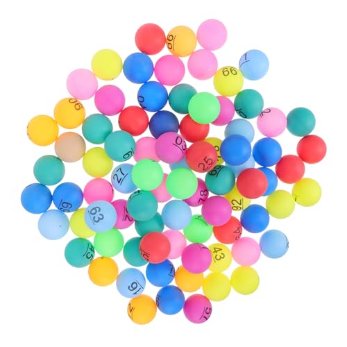 Abaodam 100 Lotteriekugeln: Bunte, Nummerierte Tombola-Kugeln Von 1–100 – 4 cm Große Bingo-spielkugeln Aus Kunststoff Für Schulveranstaltungen, Familienfeiern Und Partydekorationen Abaodam 100 Lotteriekugeln: Bunte, Nummerierte Tombola-Kugeln Von 1–100 – 4 cm Große Bingo-spielkugeln Aus Kunststoff Für Schulveranstaltungen, Familienfeiern Und Partydekorationen von Abaodam