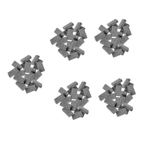 Abaodam 100 STK simulierte Ziegel Miniatur-Ziegelfigur Bausteine ​​für Kinder Modelle miniatursteine ​​selber Machen Mikro-Landschaftsziegelmodell Sandkasten Blöcke Garten Ziegel schmücken von Abaodam