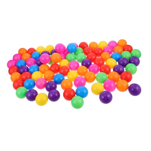 Abaodam 100 Stück Bunte Mini Spielbälle Ozeanbälle Für Spielbälle Für Kleinkinder Für Den Innen Und Außenbereich Verbessern Die Koordination Und Beobachtungsfähigkeiten von Abaodam