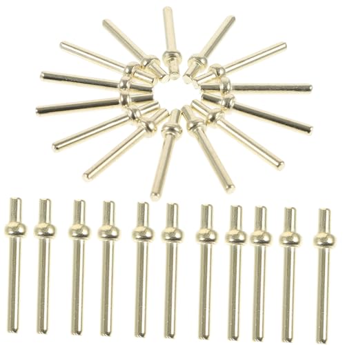 Abaodam 100 Stück Kartenspielpin Board-pin Silber Stift Kartenspielzubehör Rot Score-heringe Für Den Innenbereich Krippenbrettklammern Cribbage-Board-zubehör Cribbage-heringe Eisen Golden von Abaodam