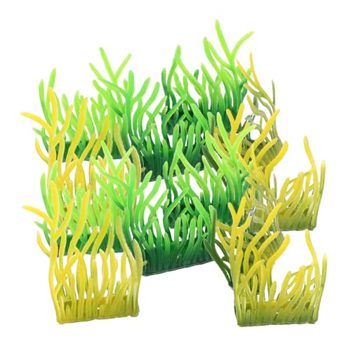 Abaodam Realistisches Eisenbahngras – 100 Stück Miniaturgras Für Diorama Aquarium Fischtank Pflegeleichtes Gras von Abaodam