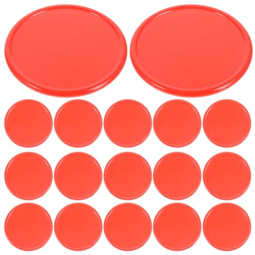 Abaodam 100St Farbige Scheiben Lernzählerscheiben lerntheken aus Kunststoff Spielzeug für Kinder kinderspielzeug Chips Poker Spielmarker für Kinder leeren Chip Lernen Belohnungsmünze rot von Abaodam