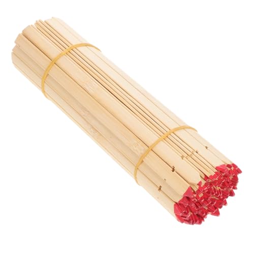 Abaodam 100 Stück Leere Bambusstäbe Chinesische Wahrsagestäbe Glatte Oberfläche für Buddhistische Divination und Persönliche Orakelspiele Geeignet von Abaodam