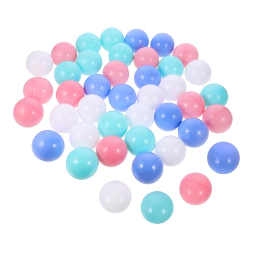 Abaodam 100 Stück Macaron Ball -Laufstall faltbar Star Pit Bälle Schaum Grube Badespielzeug Spiele çocuk havuzu hühner Spiel Ozeanbälle lustige runde Bälle Plastik von Abaodam