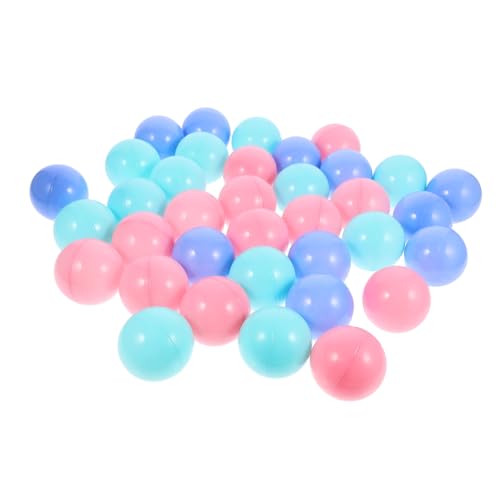 Abaodam 100stücke Bunte Macaron-ozeanbälle Ungiftige Spielbälle Für Spielzelte Und Ballgruben Fördert Motorik Und Farbidentifikation von Abaodam