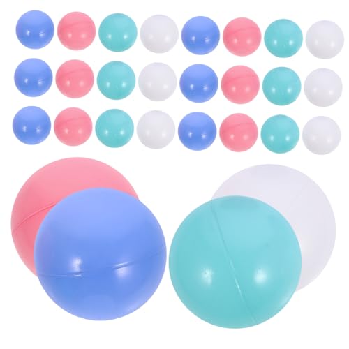 Abaodam 100 Stück Macarons Marine Ball Toys Poolbälle Badespielzeug Aufblasbare Star Pit Bälle Spiele Pool Pools Für Babys Mit Bällen Schaumstoff Pit Pool Laufstall Faltbare Ozeanbälle von Abaodam