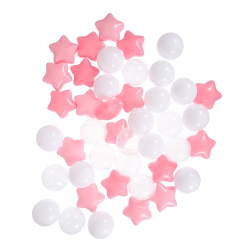 Abaodam 100 Stück Meeresball Billard für säuglingsspielzeug Toy Set Schwebend aufblasbares kinderbecken Requisiten für Partybälle Gruben Bälle Plastik von Abaodam