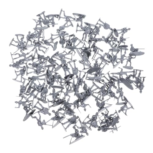 Abaodam 100 Stück Militärmodell Mikro Landschaftsdekor Soldatenfiguren Für Kleine Soldaten Bastelarbeiten Sandtisch Dekorationen Mini Figuren Kleine Soldatenmodelle von Abaodam